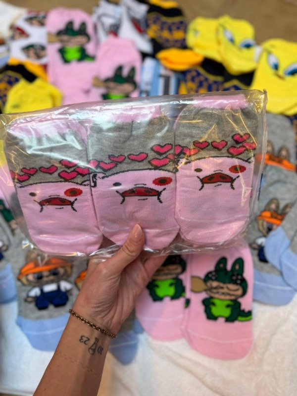 Producto - Docena Cerrada Soquetes Chanchito Kids
