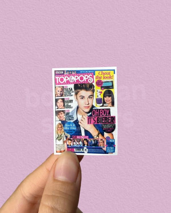 Producto - OH BOY, ITS BIEBER! - Sticker Individual de Justin Bieber