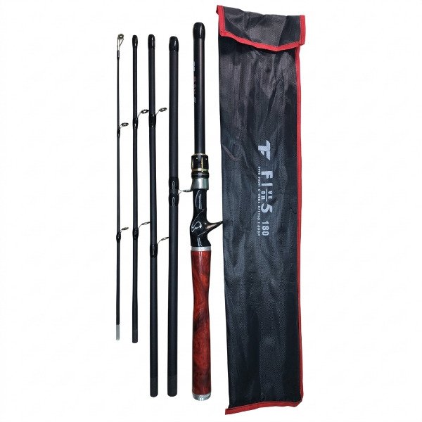 Producto - Caña Bait Top Fishing Five Fish 1.80m 5 Tramos 8-17lbs con Estaca Incluida - 2