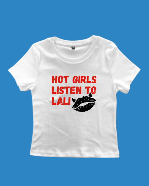 Baby Tee Hot Girls Rojo - Lali