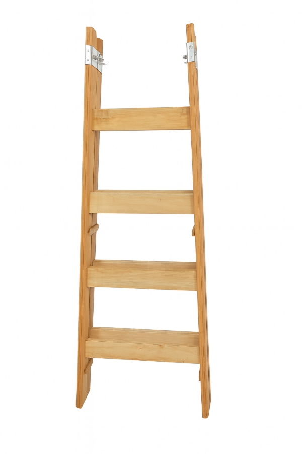Producto - Escalera de Madera Reforzada para Pintor Escalones varios Plegable