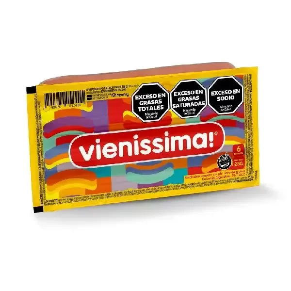 Producto - SALCHICHAS VIENISSIMA X6 UNIDADES