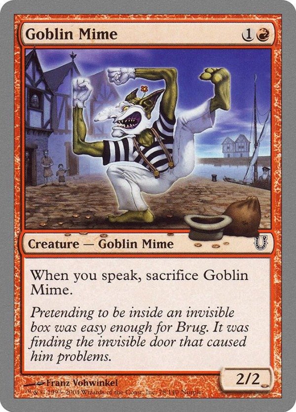 Producto - Goblin Mime  Unhinged