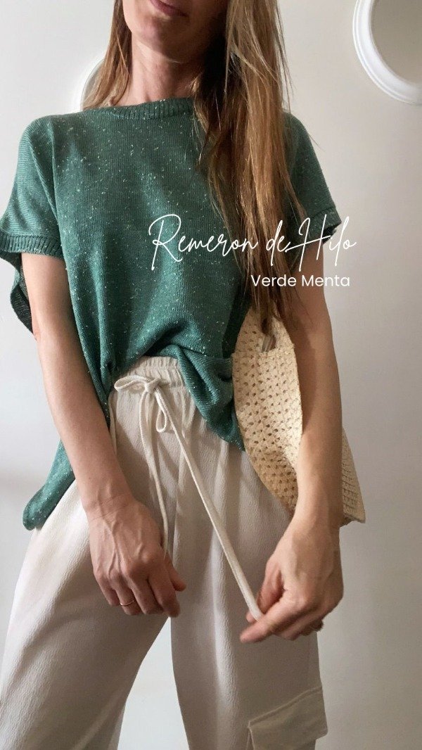 Producto - Remeron de hilo Verde