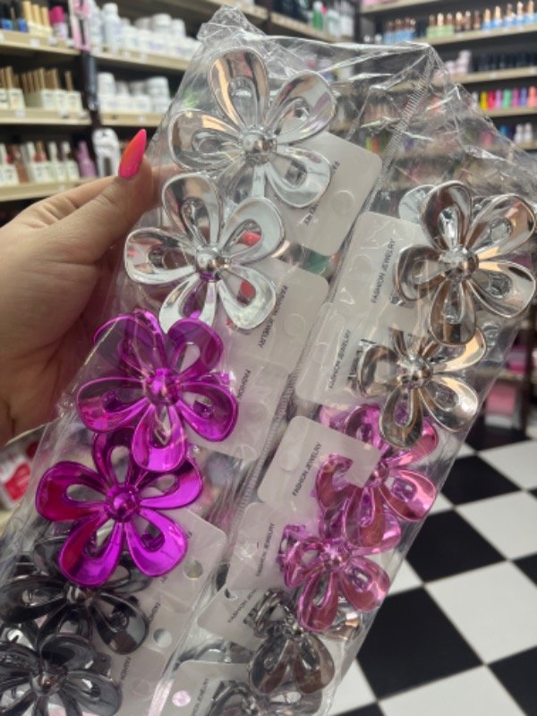 Producto - Broche metalizado flor surtido sin eleccion