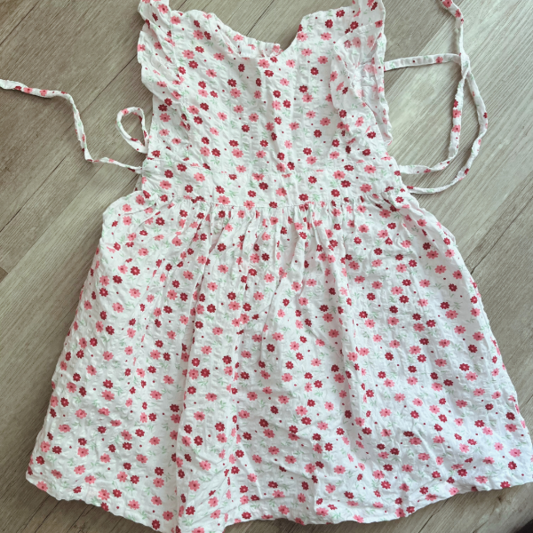 Producto - Vestido Flores Rojas/Rosa 2A