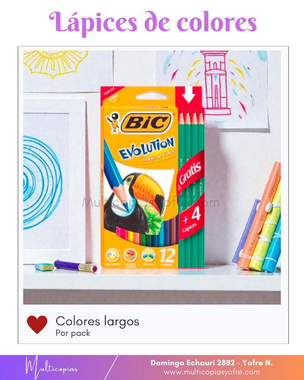 Producto - Lápices de colores