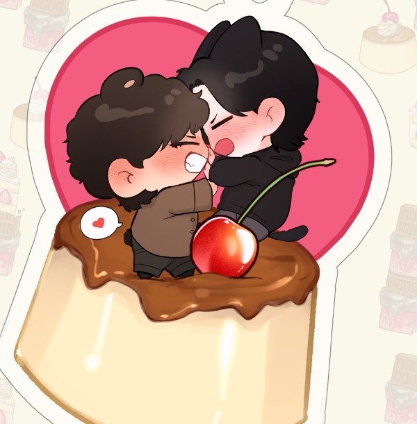 Producto - Llavero "Flan and Cherry" - 1