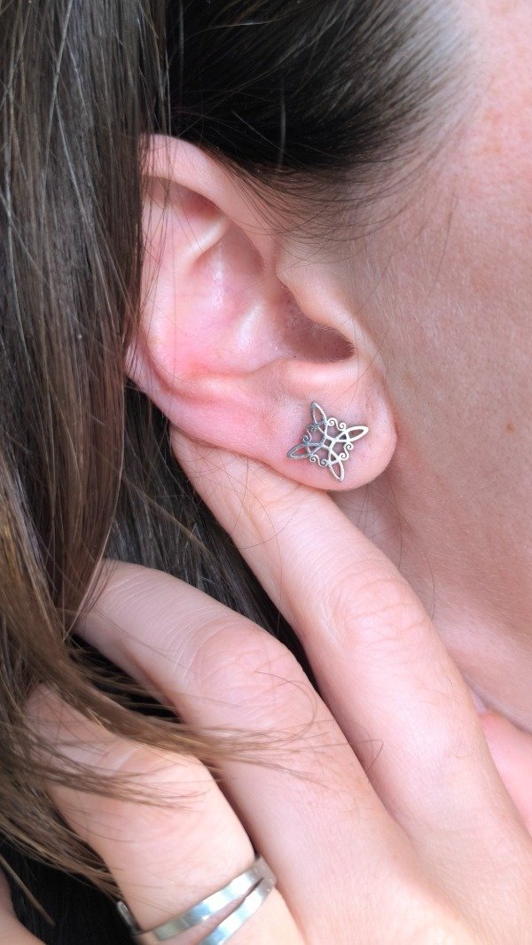 Producto - Aros Nudo de bruja