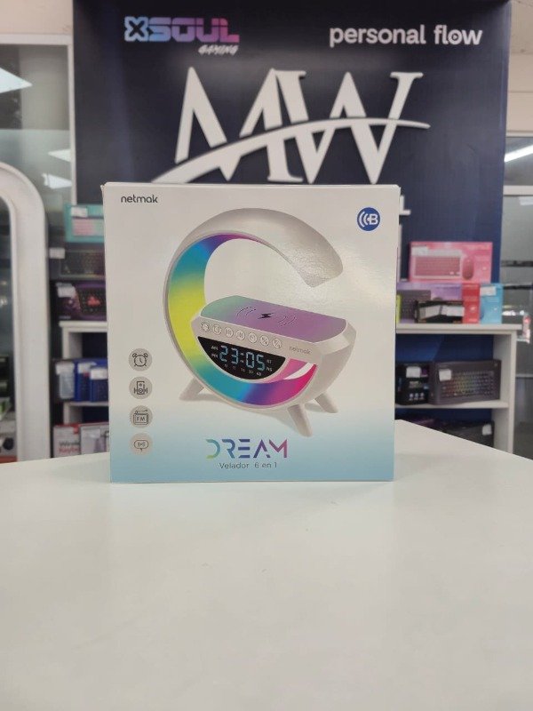 Producto - Velador Parlante 6 en 1 Netmak NM-DREAM