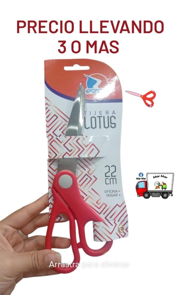 Producto - Tijera Lotus 22cm (cantidad)