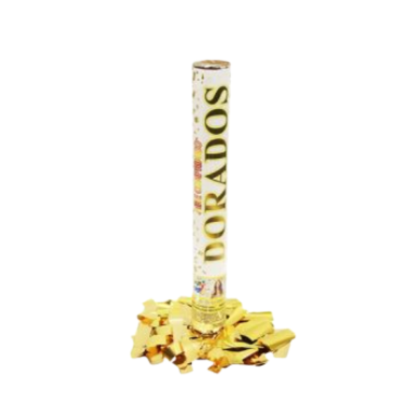 Producto - Cañon lanza papelitos DORADO