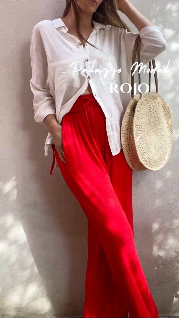 Producto - Palazzo Modal Rojo