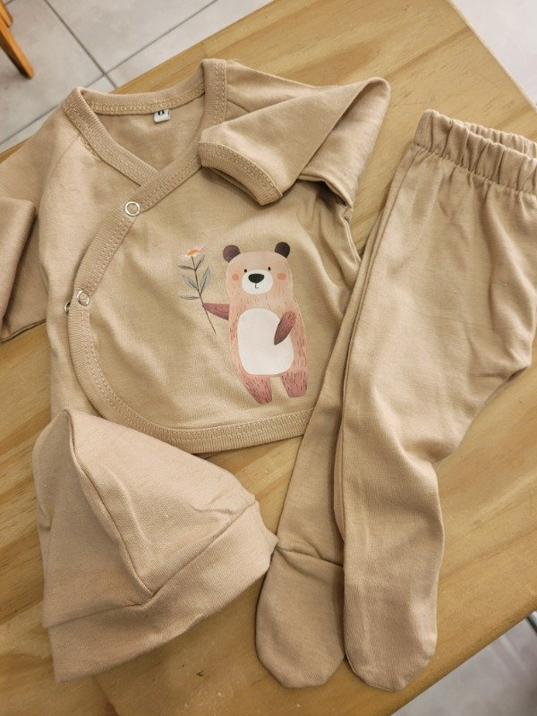 Producto - AJUAR OSO FLOR BEIGE - transferencia 15.980 - 4