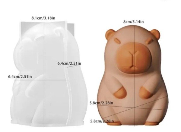 Producto - Molde Capibara grande