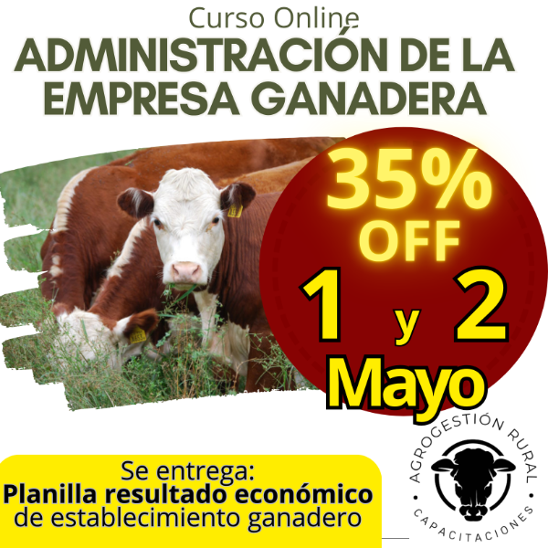 Producto - Curso online Administración de la Empresa Ganadera