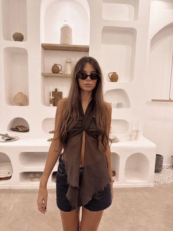 Producto - TOP AMBER VEIL / CHOCOLATE