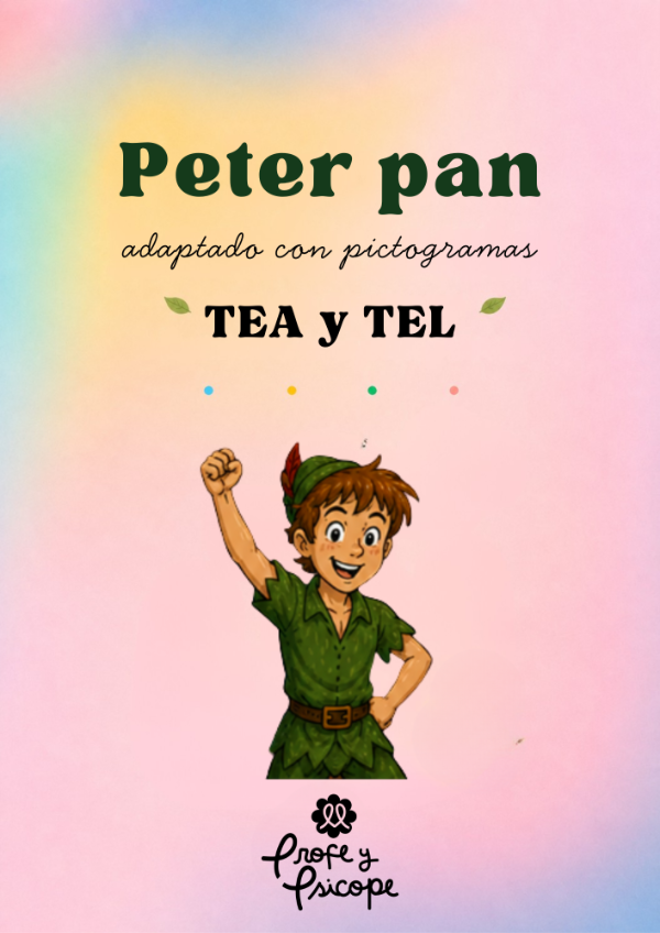 Producto - Peter Pan Adaptado con Pictogramas TEA y TEL