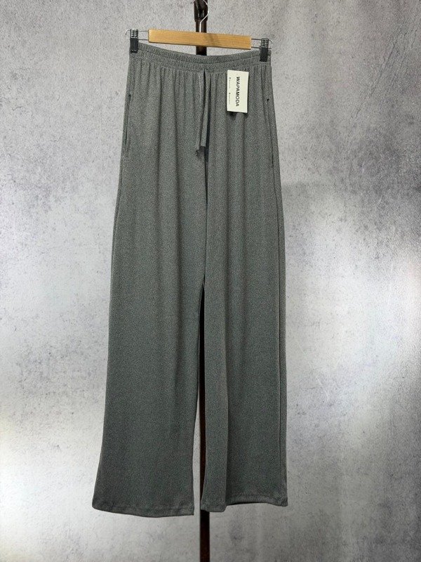 Producto - PANTALON VECHIA GRIS PALAZO MORLEY ELASTIZADO - 0
