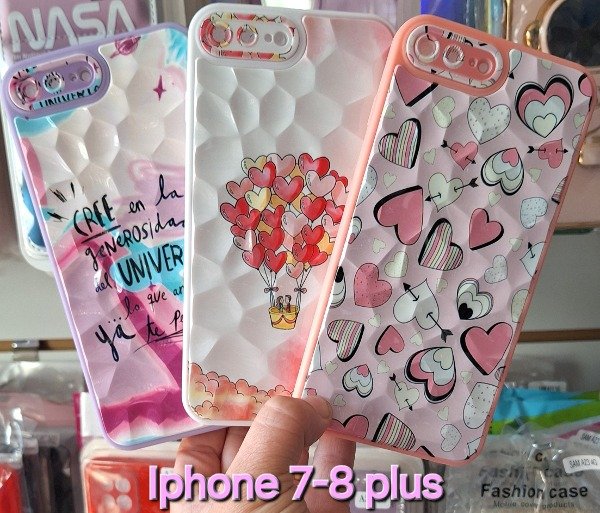 Producto - Fundas diseño panal. IPhone 7-8 plus