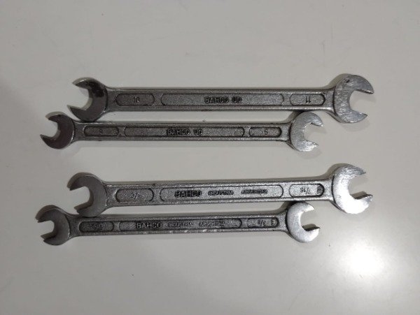 Producto - LOTE 4 LLAVES BAHCO DOBLE EXTREMO FIJO. PRECIO POR TODAS #10526