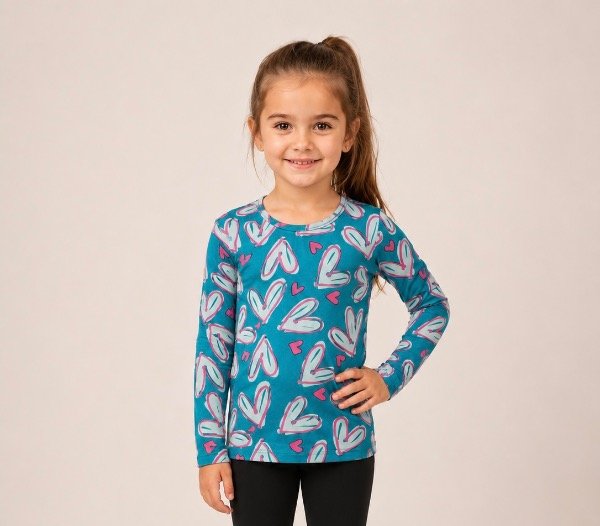 Producto - CAMISETAS FRIZADAS NIÑA ESTAMPADAS
