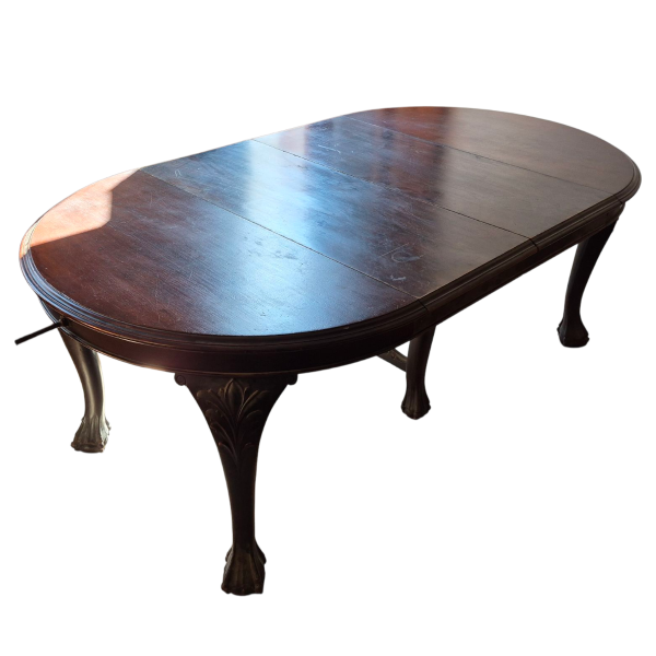 Producto - Mesa de comedor Chippendale extensible con pata de garras