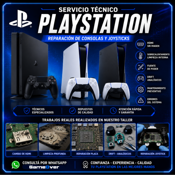 Producto - SERVICIO TECNICO PLAYSTATION