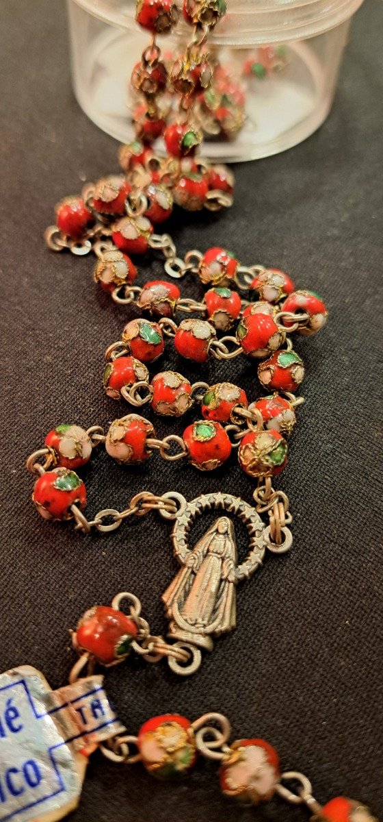 Producto - Rosario Italiano Cloisonne autentico