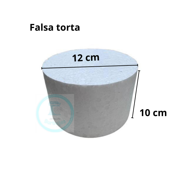 Producto - Piso para Torta Falsa 12 cm - altura 10 cm -