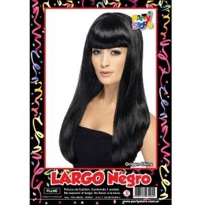 Producto - PELUCA LARGO NEGRO