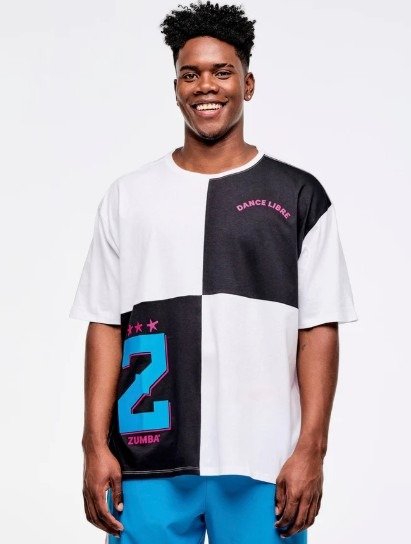 Producto - Zumba Libre Men's Oversized Crew Neck Tee