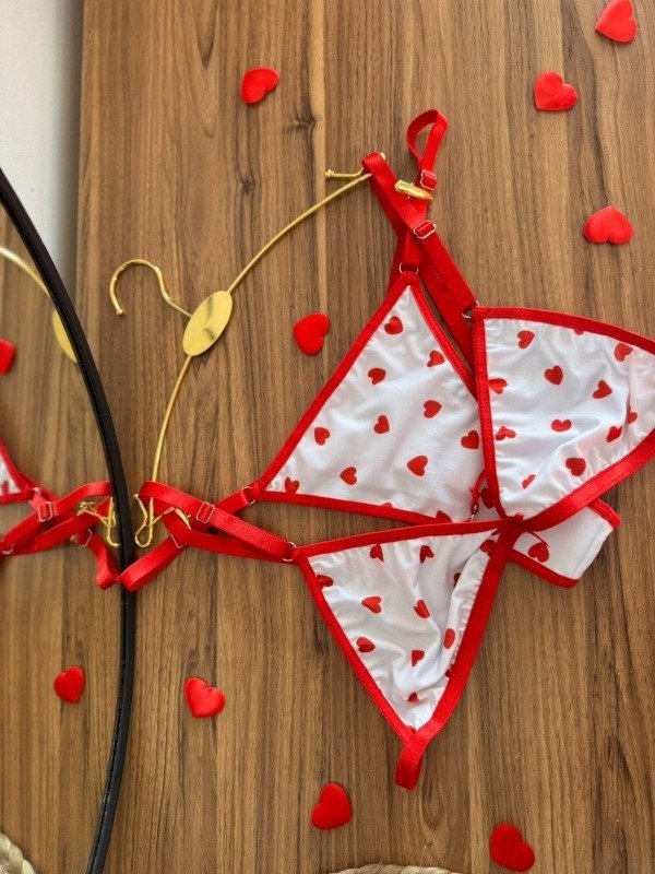 Producto - Conjunto microfibra estampado - corazoncitos