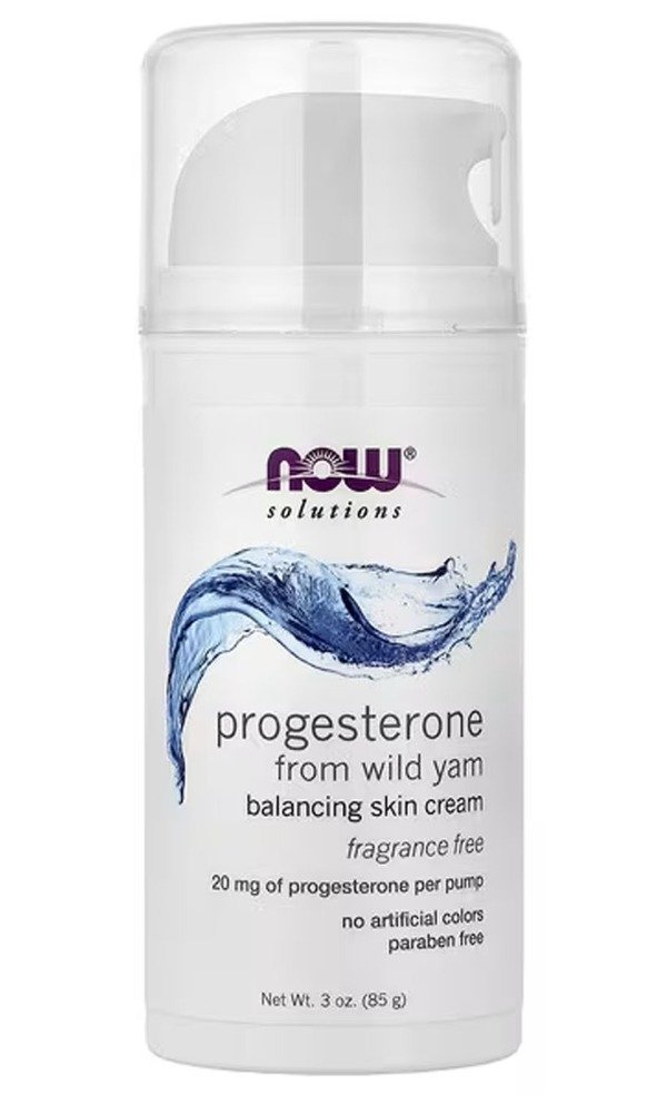 Producto - Now Solutions - Crema Progesterona natural (20 mg por descarga del dispensador)