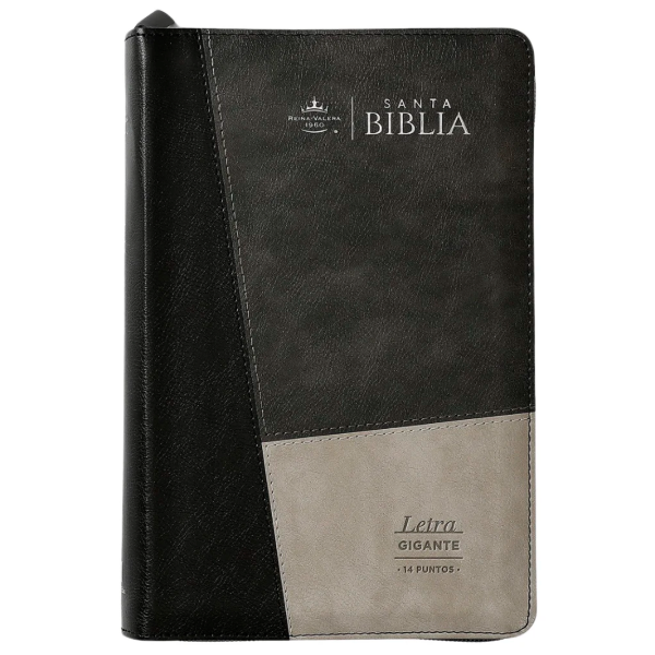 Producto - Biblia Reina Valera 1960 Letra Gigante Tricolor Negro, Gris Claro Y Gris Oscuro