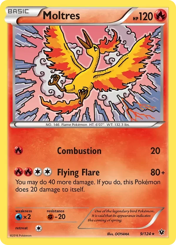 Producto - Moltres - 9/124 - Fates Collide