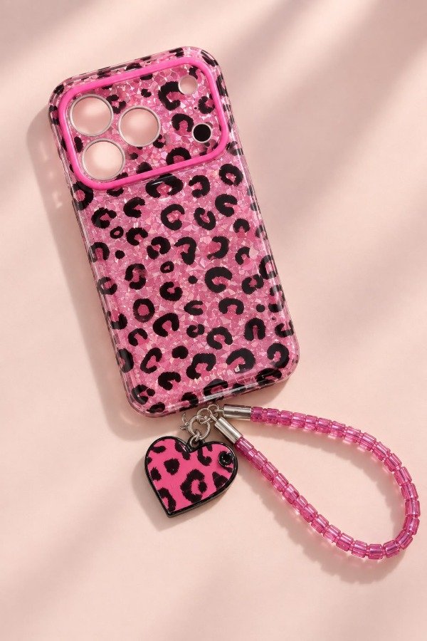 Producto - Premium tpu leopard pink + correa - 0
