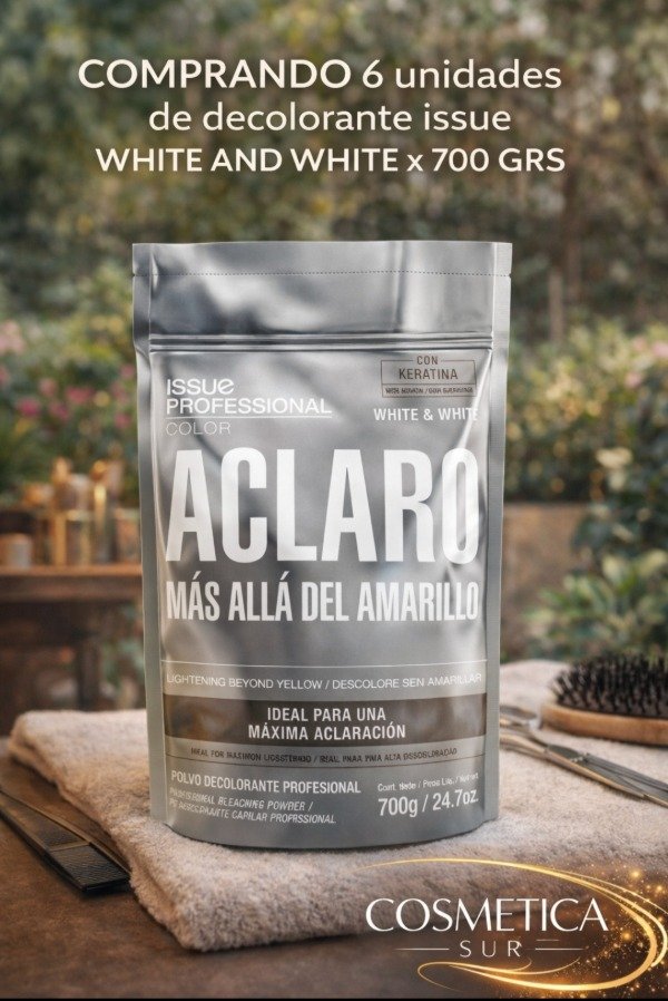 Producto - promo - 6 unidades decolorante issue white and white