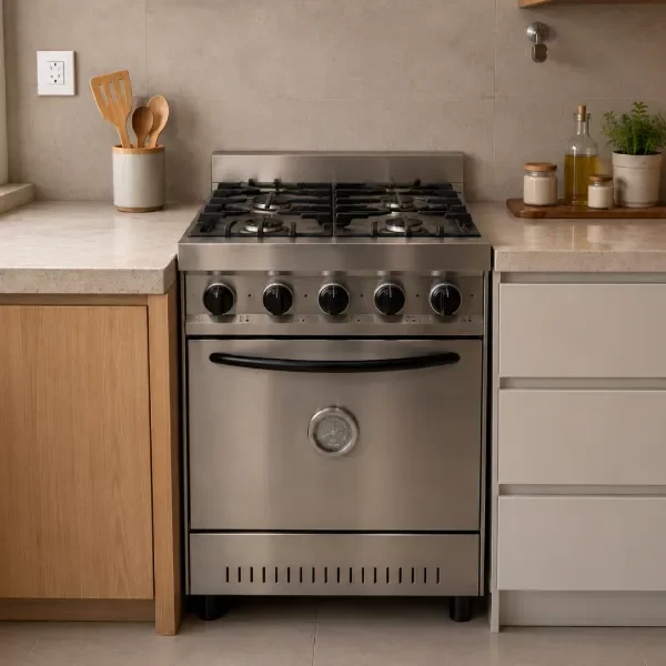 Producto - Cocina Delizia Depaolo 4 hornallas 55cm - Puerta Ciega - 0