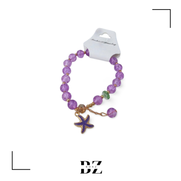 Producto - PULSERAS VIDRIO TRANSP. C/DIJE X PCS 2059-4