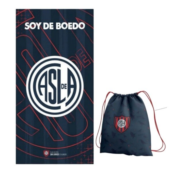 Producto - Toallon Oficial Con Mochila San Lorenzo