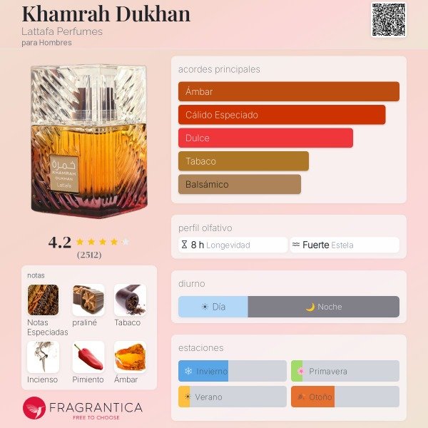 Producto - Kamrah Dukhan Lataffa - ahumado/tabaco/especiado - 1