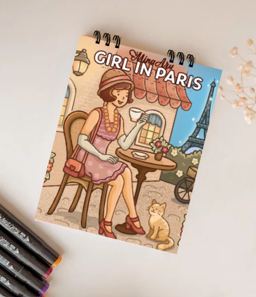 Producto - Libro para Colorear virales  Girl in Paris