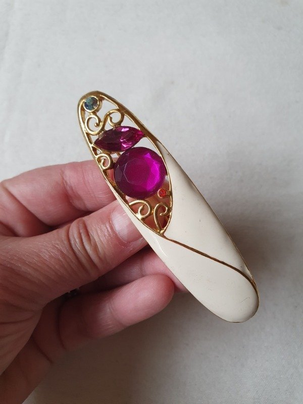 Producto - Broche 80s Barrette Shocking Pink - 5