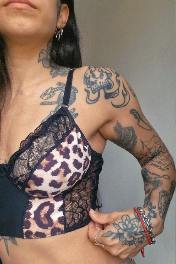 Producto - Top print falso aro - 0