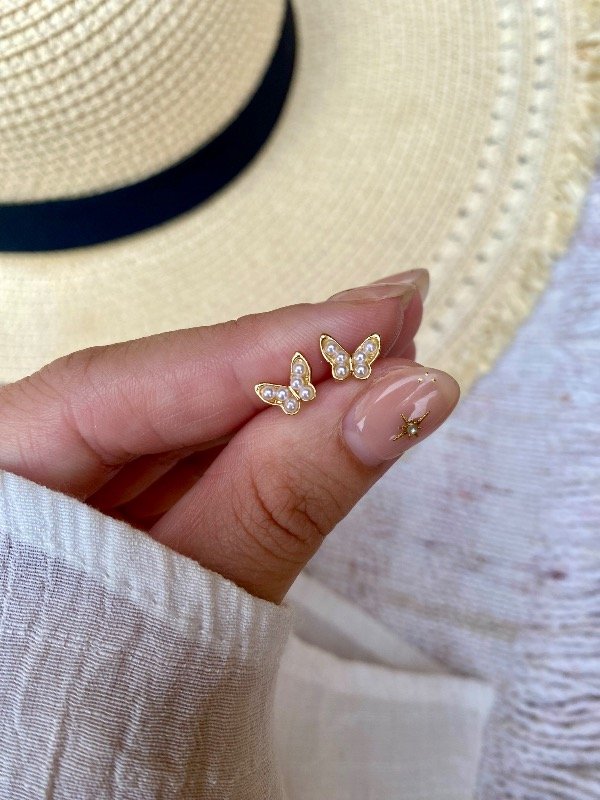 Producto - Pasantes Mariposa y Perlas A.D