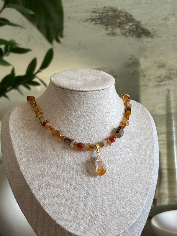 Producto - Collar agata cornalina