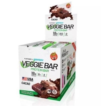 Producto - Veggie Bar PEANUT BUTTER 10 Unidades GENTECH - 0