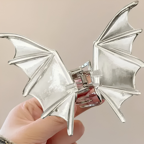 Producto - Broche Murcielago Plateado - 1