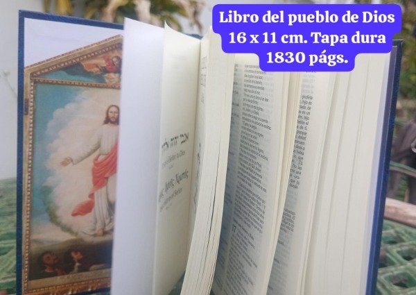 Producto - Biblia tapa dura, tamaño chico. El libro del pueblo de Dios
